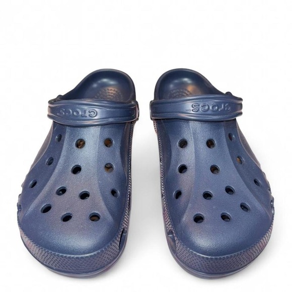 Crocs Mens‎ Navy Blue Size 11 Like New - Picture 3 of 5